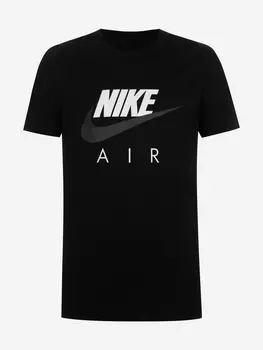 Футболка для мальчиков Nike Air, Черный, размер 137-147