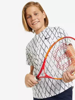 Футболка для мальчиков Nike Court Dri-FIT Victory, Белый