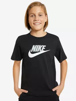 Футболка для мальчиков Nike Sportswear, Черный, размер 128-137
