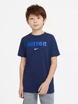 Футболка для мальчиков Nike Sportswear, Синий, размер 158-170