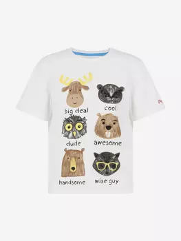 Футболка для мальчиков Outventure, Белый, размер 110