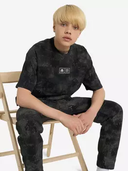 Футболка для мальчиков оверсайз Kappa, Черный