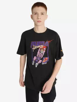 Футболка для мальчиков PUMA Basketball Hoopstellations, Черный