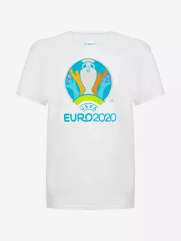 Футболка для мальчиков UEFA EURO 2020, Белый, размер 110