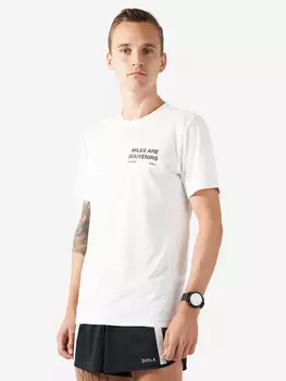Футболка для мужчин Doxa Run Troy Tee Miles, Белый