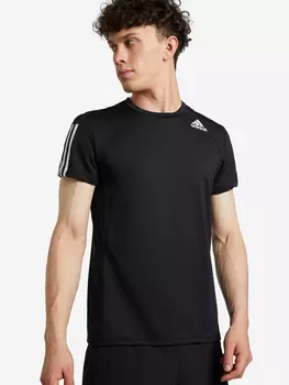 Футболка мужская adidas Primeblue Aeroready 3-Stripes, Черный