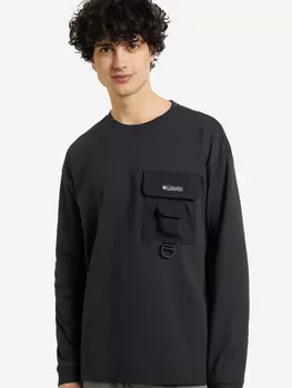 Футболка мужская Columbia Field Creek Doubleknit Long Sleeve, Черный