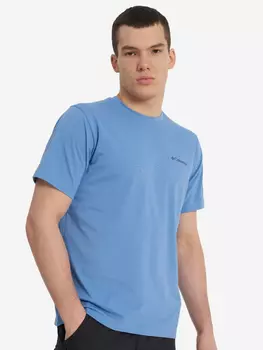 Футболка мужская Columbia Men'S Sun Trek Short Sleeve Tee, Синий