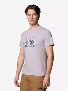 Футболка мужская Columbia Path Lake Graphic Tee II, Серый