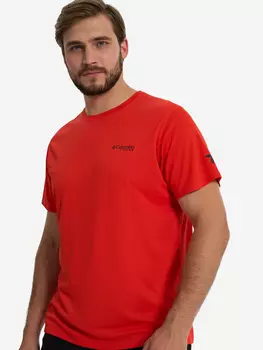 Футболка мужская Columbia Summit Valley Ss Crew, Оранжевый