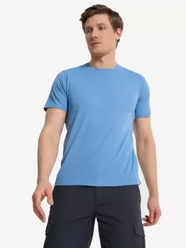 Футболка мужская Columbia Summit Valley SS Crew, Синий
