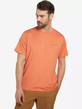 Футболка мужская Columbia Tech Trail Crew Neck, Оранжевый