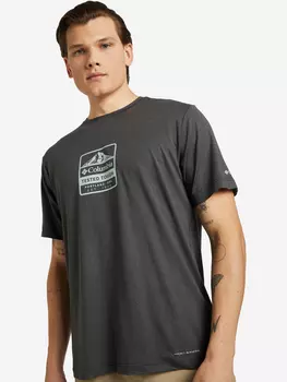 Футболка мужская Columbia Tech Trail Front Graphic SS Tee, Черный