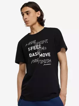 Футболка мужская Demix, Черный, размер 46