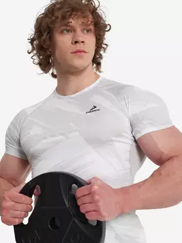 Футболка мужская Demix ForceBlast Training GFX Mesh, Серый
