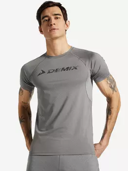 Футболка мужская Demix, Серый, размер 46