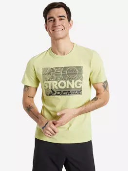 Футболка мужская Demix, Желтый, размер 48