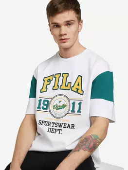 Футболка мужская FILA, Белый, размер 52-54