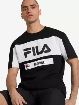 Футболка мужская FILA, Черный, размер 44-46