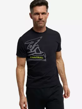 Футболка мужская FINNTRAIL Helmet, Черный