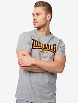 Футболка мужская LONSDALE CLASSIC, Серый
