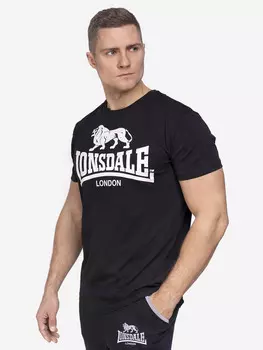 Футболка мужская LONSDALE LOGO, Черный