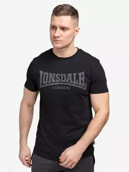 Футболка мужская LONSDALE LOGO KAI, Черный