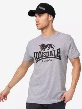 Футболка мужская LONSDALE LONSDALE LOGO, Серый
