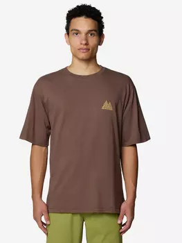 Футболка мужская Mountain Hardwear Mountains Collab Short Sleeve, Коричневый