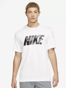 Футболка мужская Nike Dri-FIT, Белый, размер 52-54