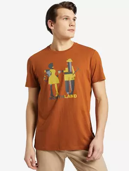 Футболка мужская Northland, Оранжевый, размер 50