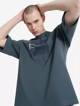 Футболка мужская оверсайз FILA, Синий