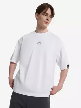 Футболка мужская оверсайз Kappa, Белый