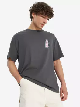 Футболка мужская оверсайз Quiksilver Sunrise Bowl, Серый