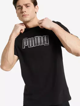 Футболка мужская PUMA Athletics, Черный, размер 46-48
