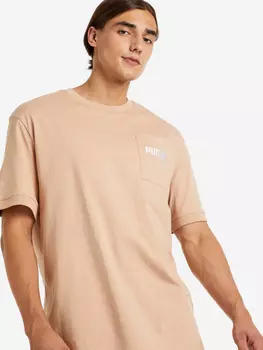 Футболка мужская PUMA Boxy, Бежевый