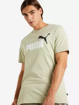 Футболка мужская PUMA Ess+ 2 Col Logo, Бежевый, размер 52-54