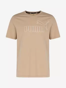 Футболка мужская PUMA ESS+ Big Outline, Бежевый