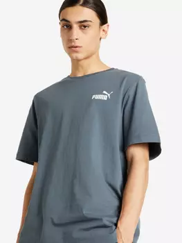 Футболка мужская PUMA Ess Small Logo, Серый, размер 52-54