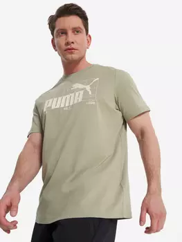 Футболка мужская PUMA Graphic No.1 Logo, Зеленый