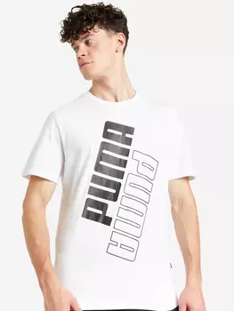 Футболка мужская PUMA Power, Белый, размер 44-46