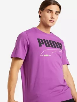 Футболка мужская PUMA Rebel, Фиолетовый