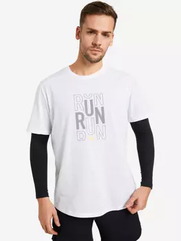 Футболка мужская PUMA Run Logo, Белый