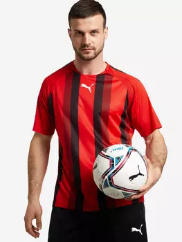 Футболка мужская PUMA teamLIGA Striped Jersey, Красный