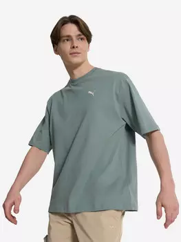 Футболка мужская PUMA Wardrobe Ess, Зеленый
