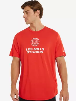 Футболка мужская Reebok Les Mills Activchill+Dreamblend, Красный, размер 54