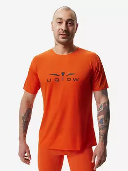 Футболка мужская UGLOW, красный черный, Красный