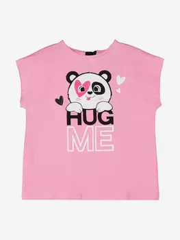 Футболка Playtoday для девочки, Белый