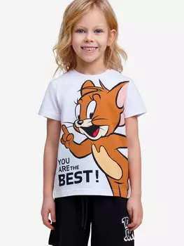 Футболка Playtoday для девочки, Белый