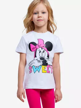 Футболка Playtoday для девочки, Белый